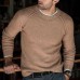 Autumn and winter casual men's knit sweater top sweater