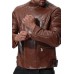 Men's Casual Punk Zipper Long Sleeve Leather Coat